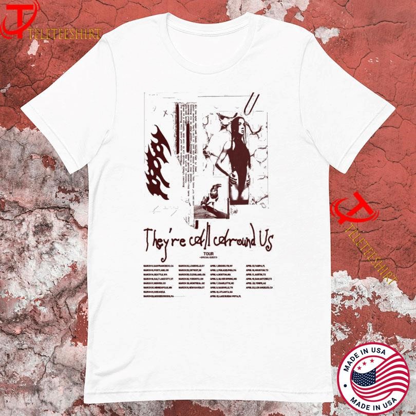 New Poppy Theyre All Around US Tour 2025, Poppy Theyre All T-shirts
