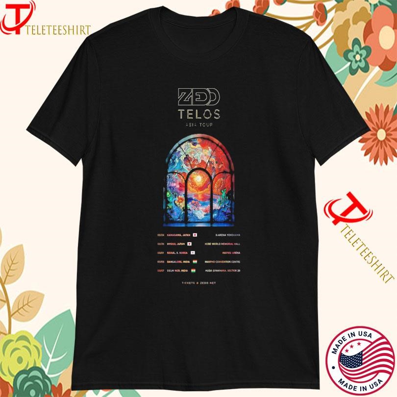 New Zedd Telos Asia Tour 2025, Zedd Telos Asia T-shirts