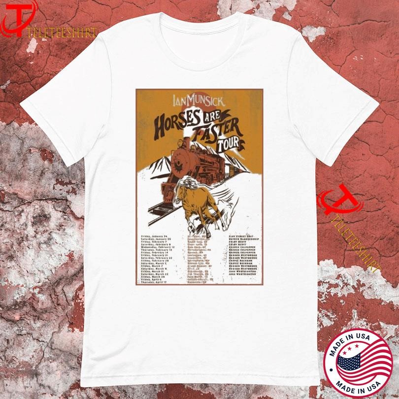 New Ian Munsick Horses Are Faster Tour 2025, Ian Munsick Horses T-shirts
