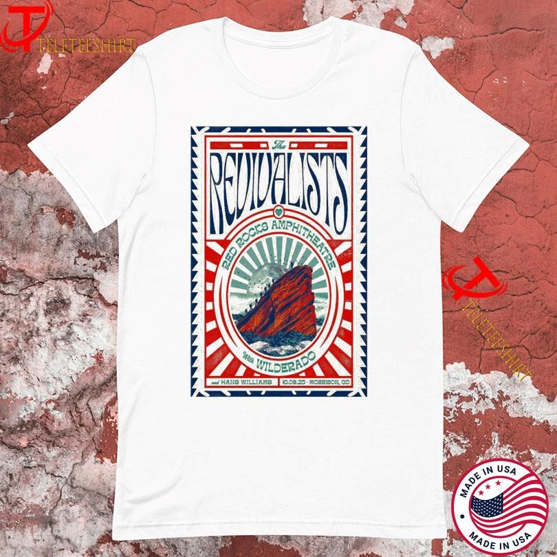 New The Revivalists Oct 2025 Morrison CO Red Rocks Tour, The Revivalists T-shirts