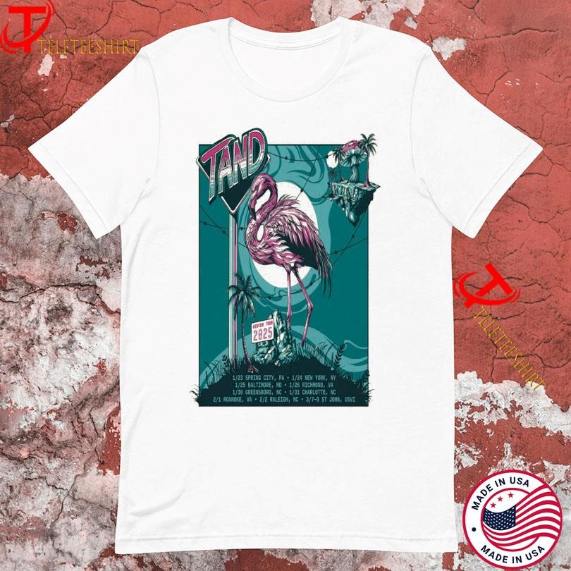 New Tand Winter Tour 2025 Flamingo, Tand Winter Tour T-shirts