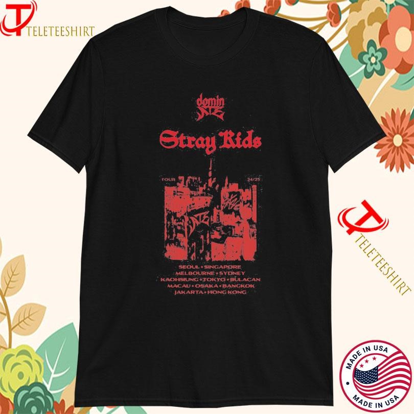 New Stray Kids Dominate World Tour 2024 2025, Stray Kids Dominate T-shirts