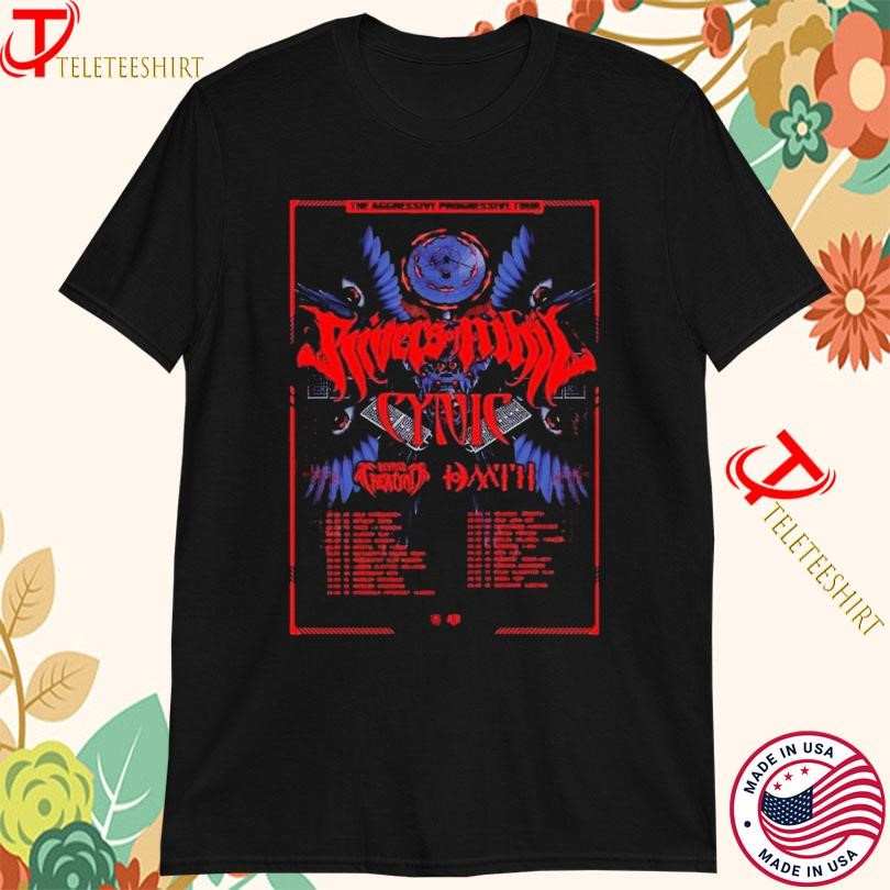 New Rivers Of Nihil The Aggressive Progressive Headlining Tour 2025, Rivers Of Nihil T-shirts