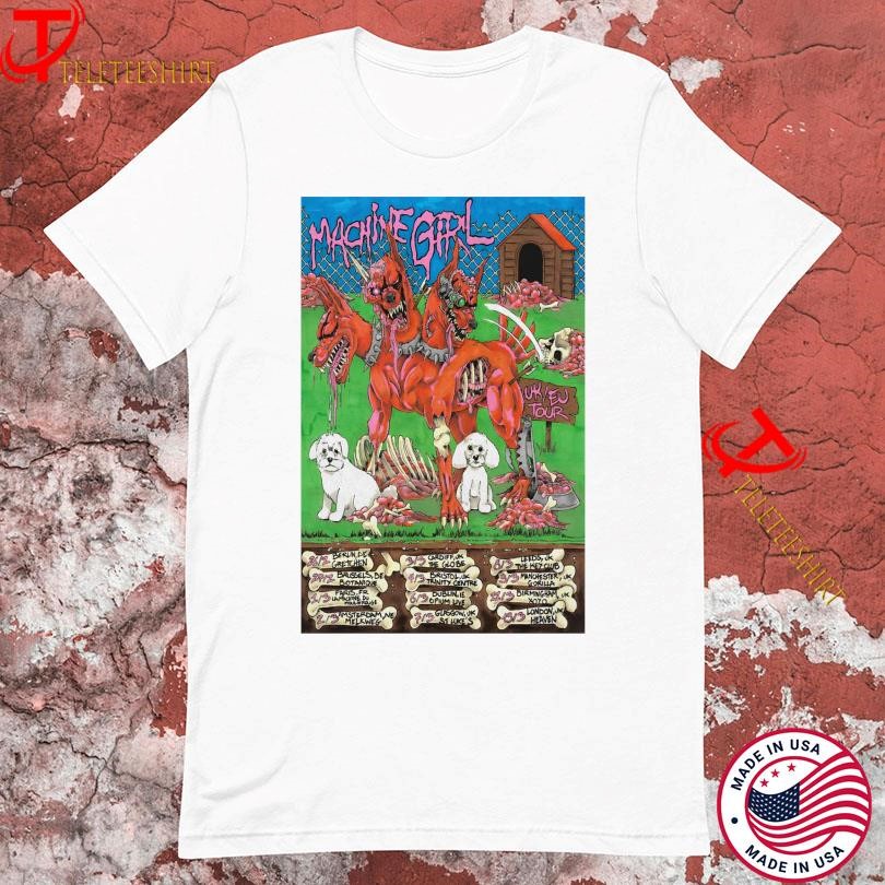 New Machine Girl Tour 2025 EU UK, Machine Girl Tour T-shirts