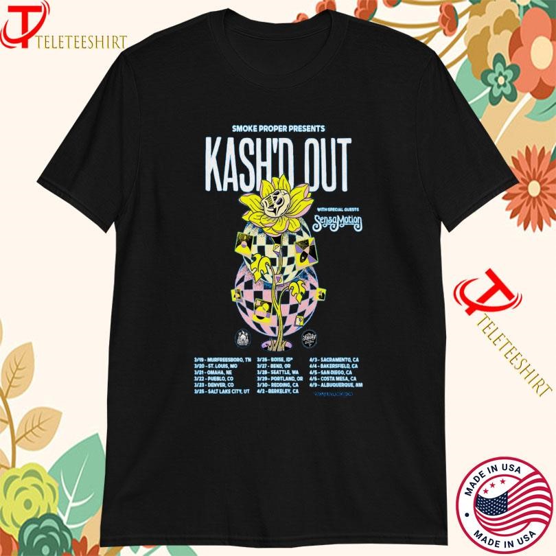 Kashd Out Tour March & April 2025, Kashd Out Tour T-shirts