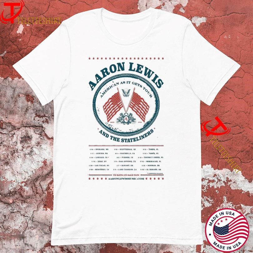 Aaron Lewis And The Stateliners American As It Gets Tour 2025 s, Aaron Lewis T-shirts