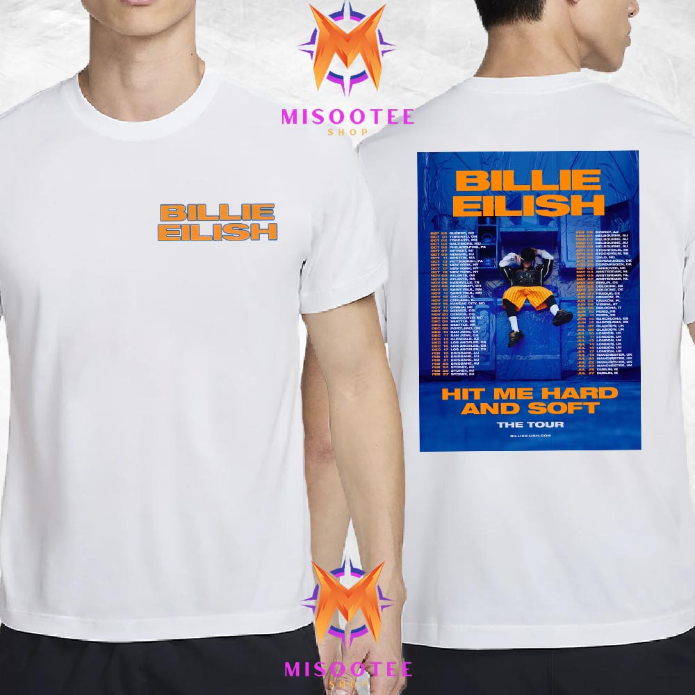 New Billie Eilish Hit Me Hard And Soft World Tour 2025, Billie Eilish T-Shirt