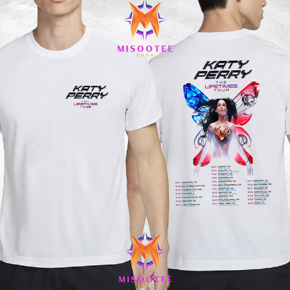 Katy Perry The Lifetimes Tour 2025 In America, Katy Perry T-Shirt