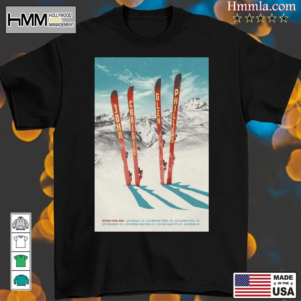 New John Craigie Winter Tour 2025, John Craigie T-Shirt