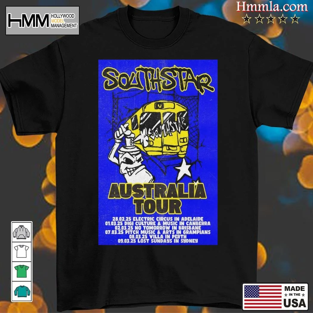 New Southstar 2025 Australia Tour, Southstar 2025 T-Shirt