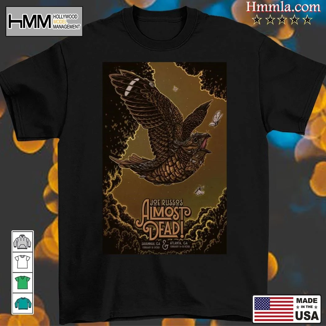 New Joe Russos Almost Dead Feb 13 2025 Georgia Tour, Joe Russos T-Shirt
