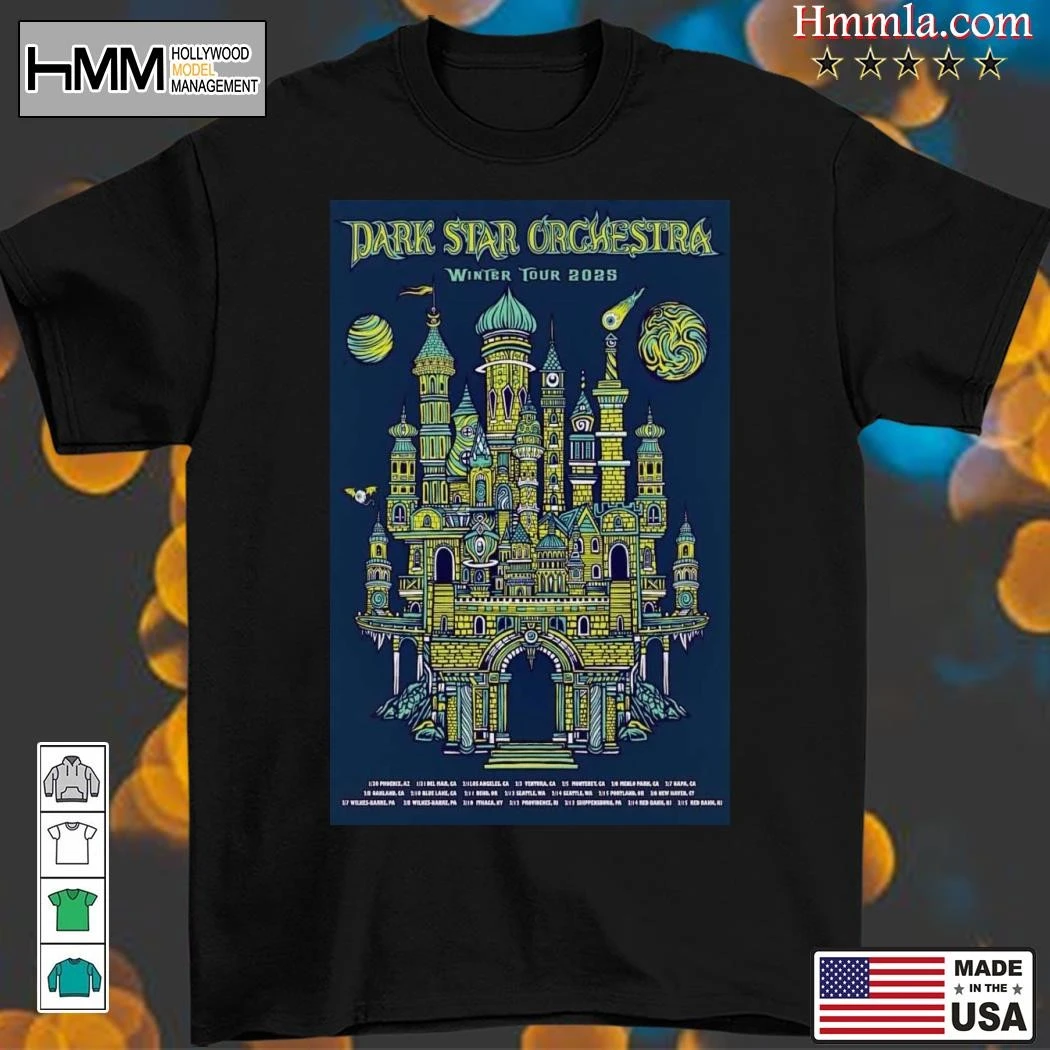 New Dark Star Orchestra Winter 2025 Tour, Dark Star T-Shirt