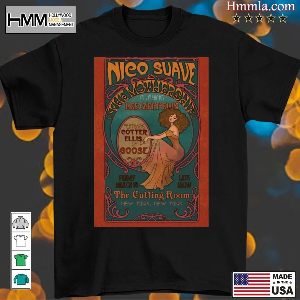 New March 14 2025 Nico Suave and the Mothership Tour, March 14 T-Shirt