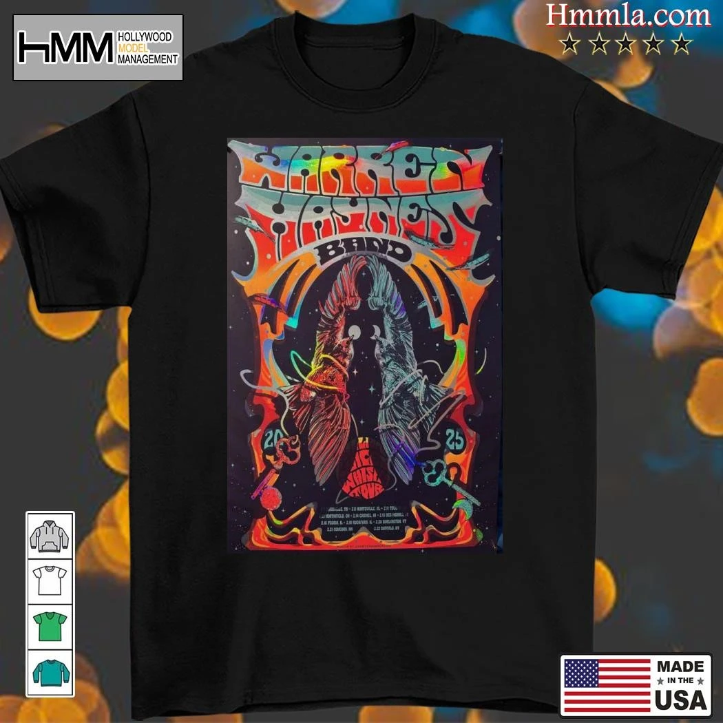 New Warren Haynes Feb 2025 Show Jeremy Kramer Tour, Warren Haynes T-Shirt