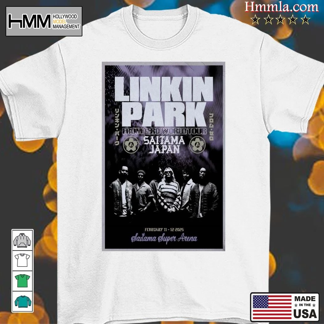 New Linkin Park Feb 11-12 2025 Tour, Linkin Park T-Shirt