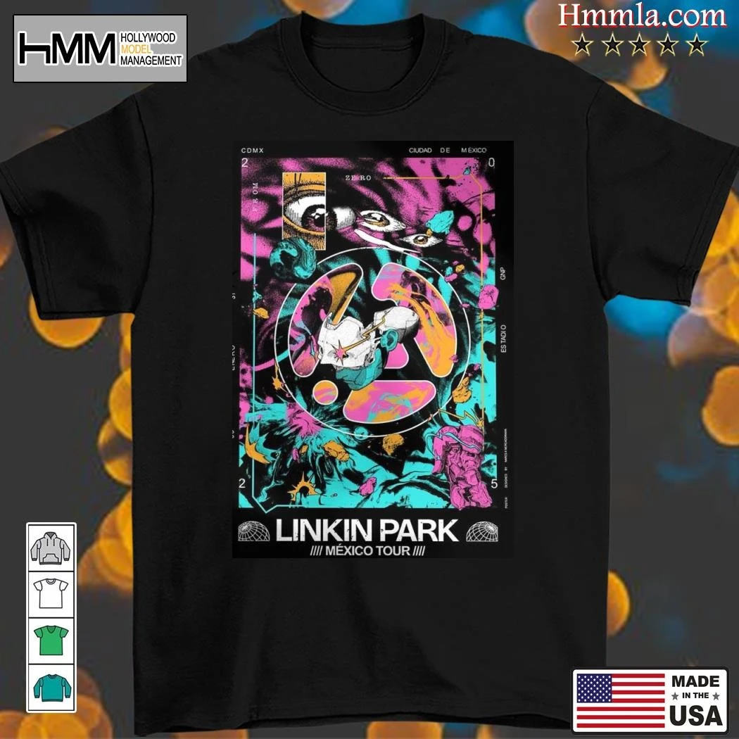 New Linkin Park From Zero World Tour 2025 Music Live Show For Mexico, Linkin Park T-Shirt