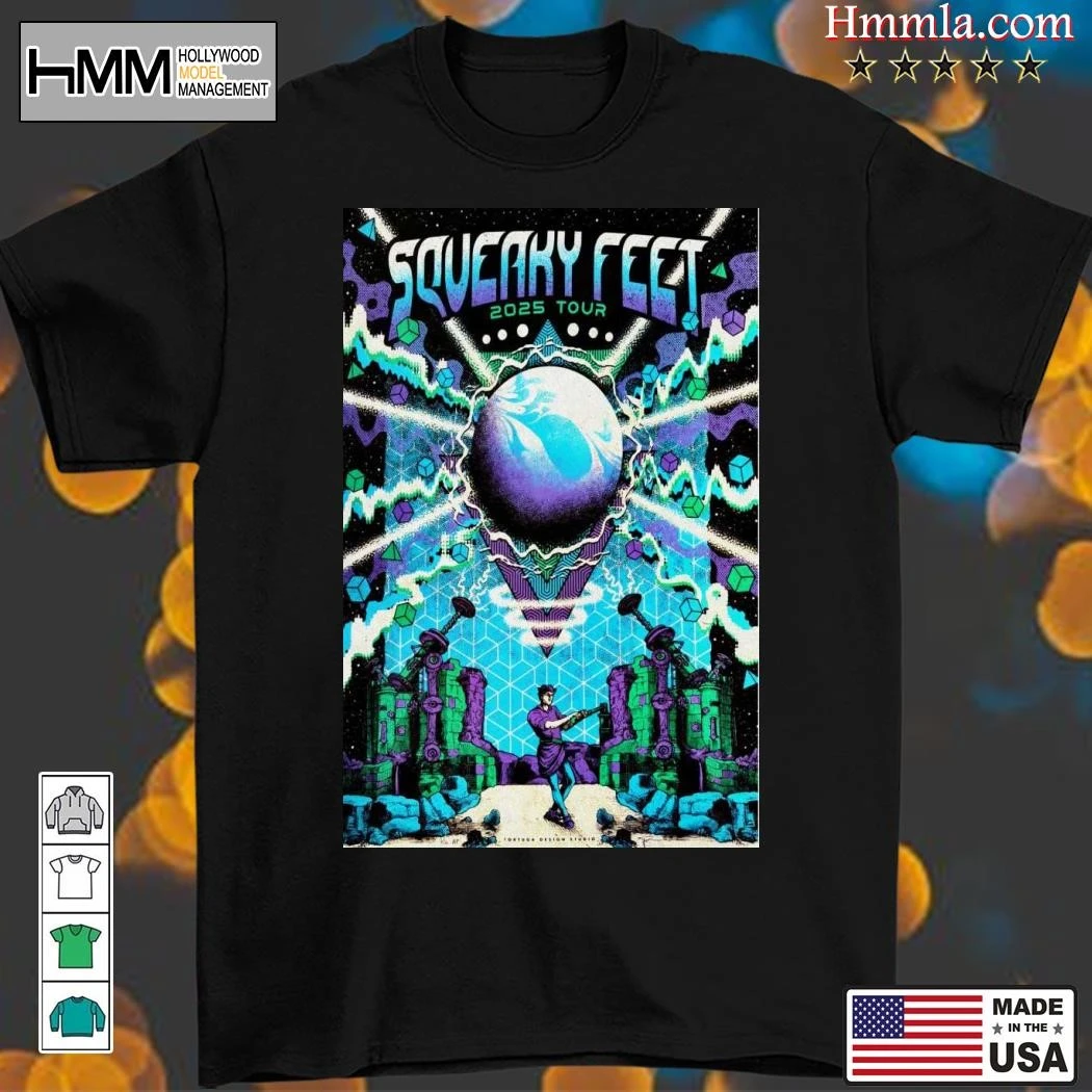 New Squeaky Feet Tour 2025, Squeaky Feet T-Shirt