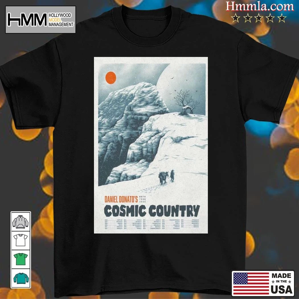 New Daniel Donatos Cosmic Country Winter 2025 Tour, Daniel Donatos T-Shirt