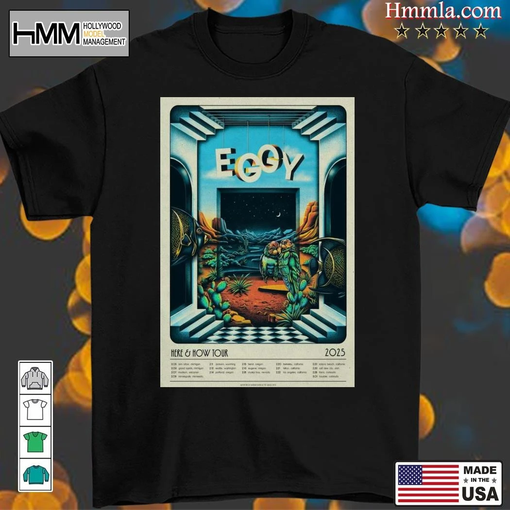 New EGGY Here & How Tour 2025 Feb And Mar, EGGY Here T-Shirt
