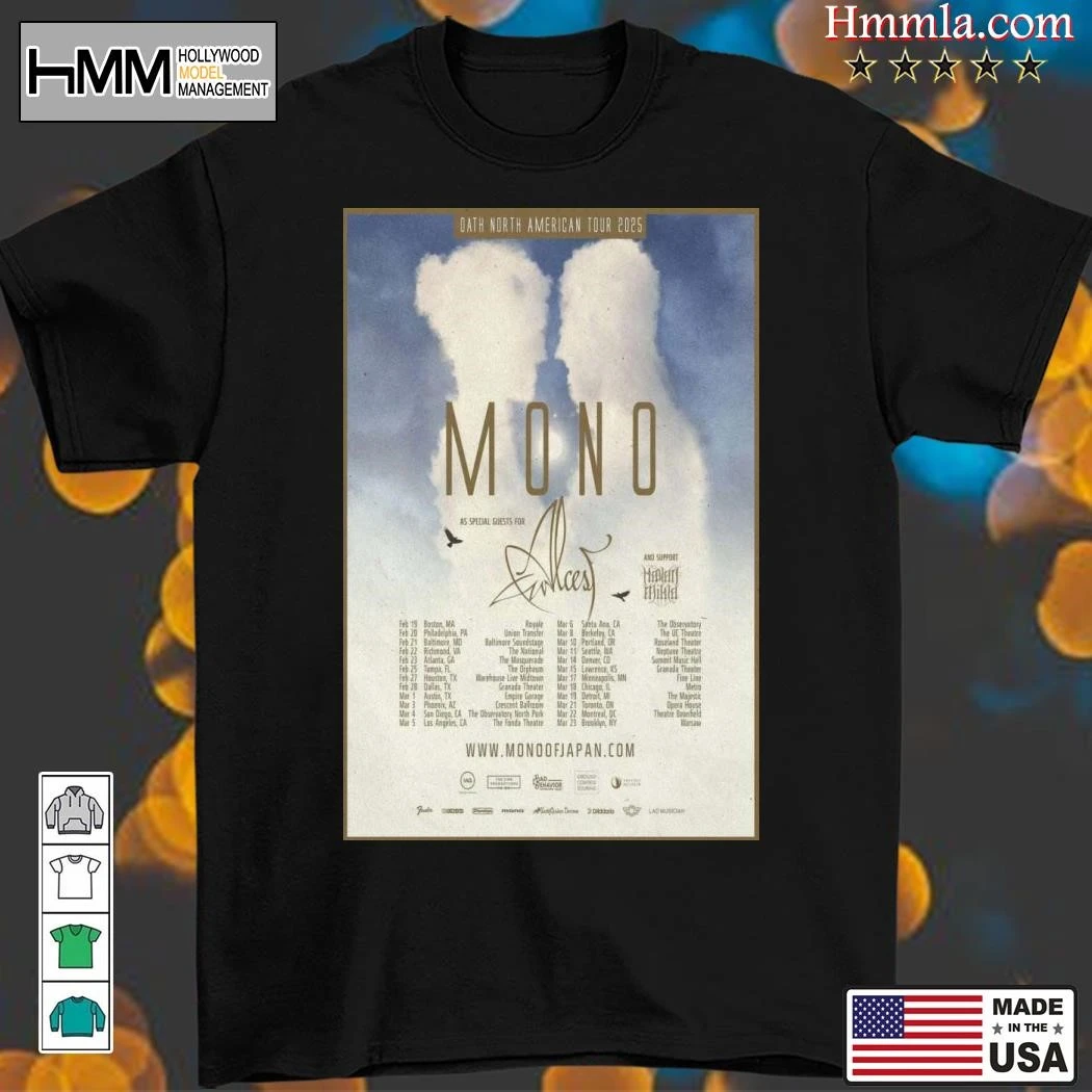 New MONO 2025 Oath North American Tour, MONO 2025 T-Shirt
