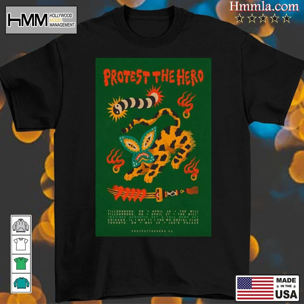 New Protest The Hero Tour Spring 2025, Protest The Hero T-Shirt