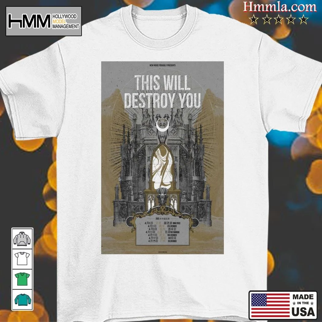 This Will Destroy You April 2025 Tour, This Will T-Shirt