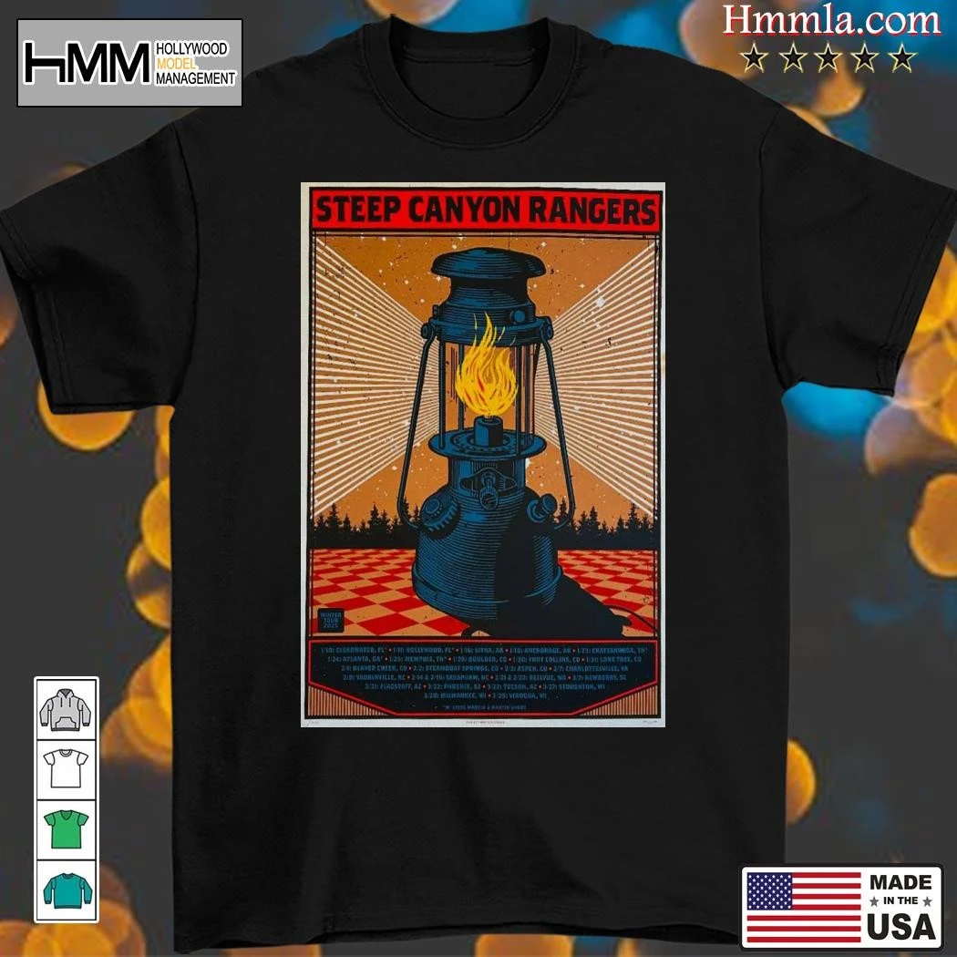 New Steep Canyon Rangers Winter Tour 2025, Steep Canyon T-Shirt