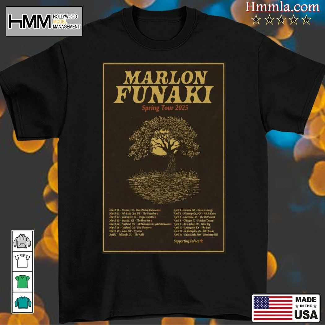 New Marlon Funaki Spring 2025 Tour, Marlon Funaki T-Shirt