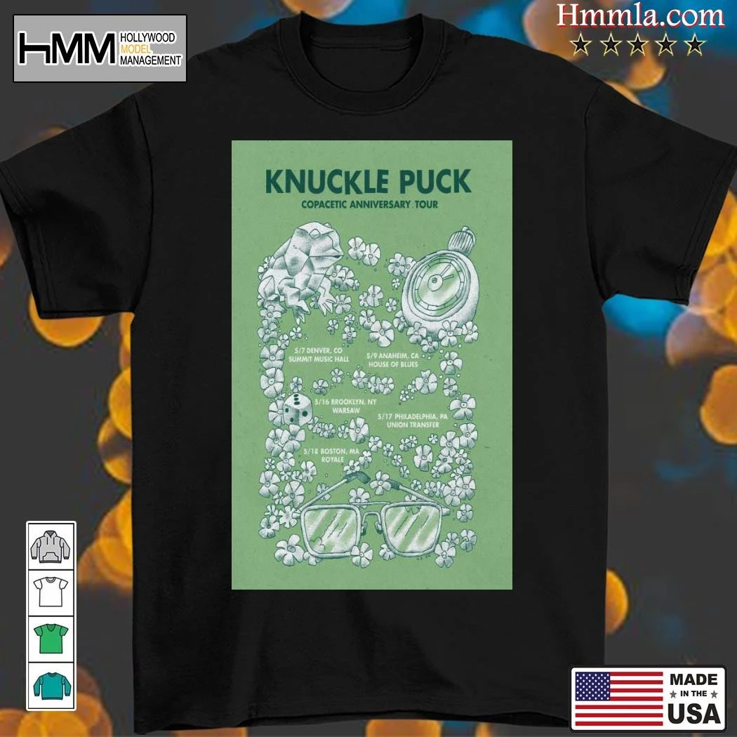 New Knuckle Puck Copacetic Anniversary Tour 2025, Knuckle Puck 1 T-Shirt