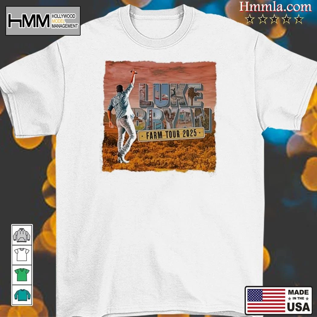New Luke Bryan Farm 2025 Tour, Luke Bryan T-Shirt