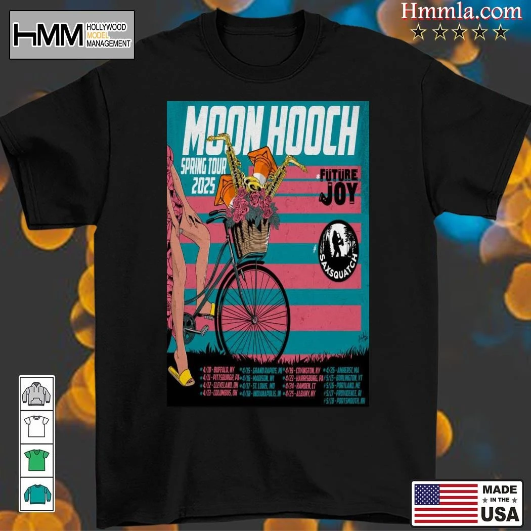 New Moon Hooch Spring Tour 2025, Moon Hooch T-Shirt