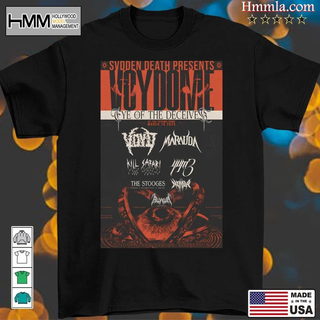 New Svdden Death On Mar 5 2025 At Tacoma Dome In Tacoma, WA Tour, Svdden Death T-Shirt