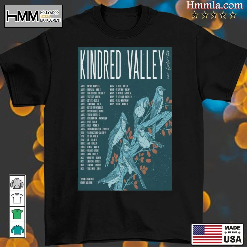 New Kindred Valley 2025 Winter Tour, Kindred Valley T-Shirt