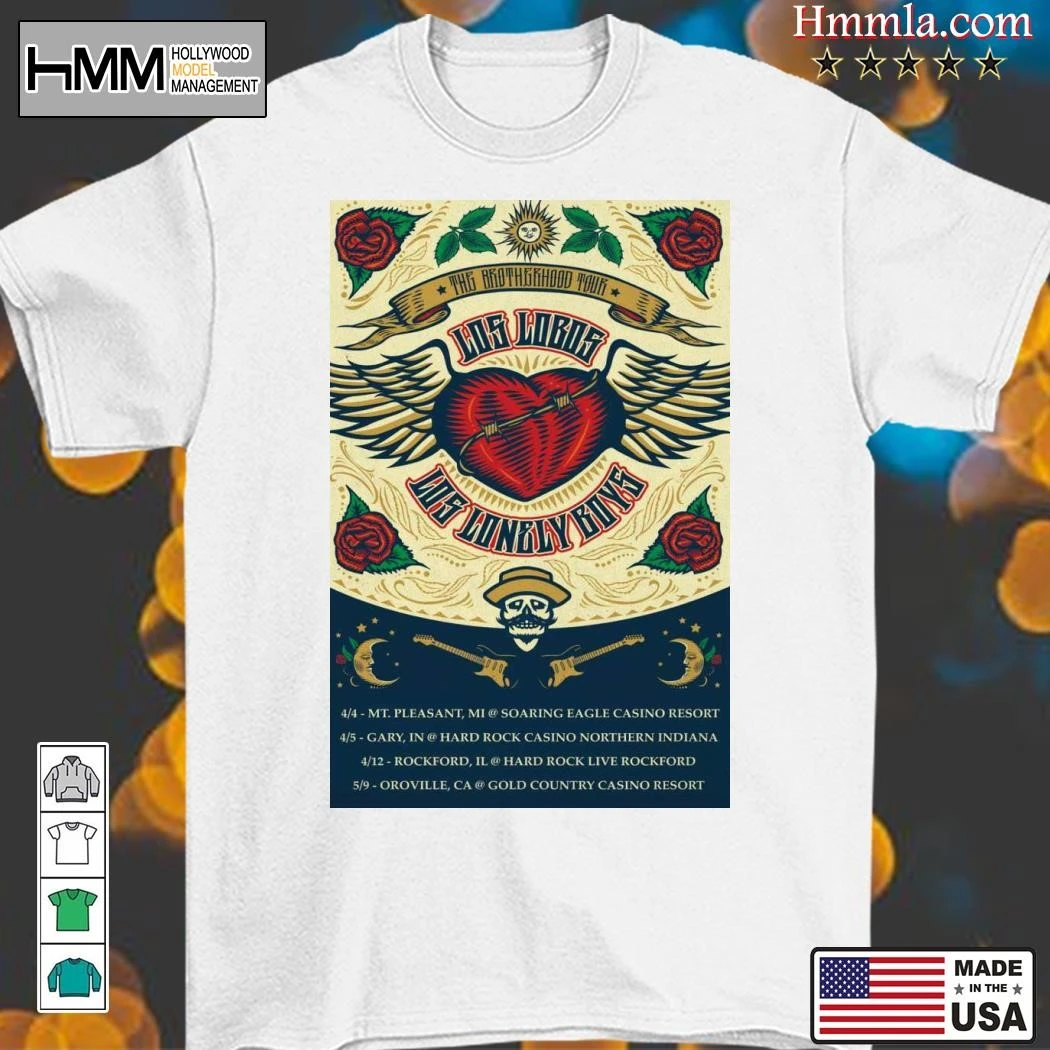 Los Lobos And Los Lonely Boys Brotherhood Tour 2025, Los Lobos T-Shirt