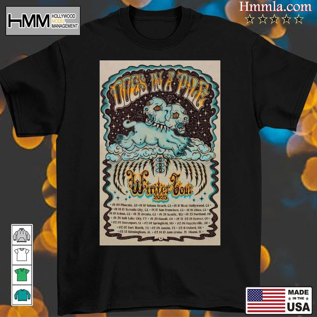 Dogs In A Pile Winter Tour 2025, Dogs In A Pile T-Shirt