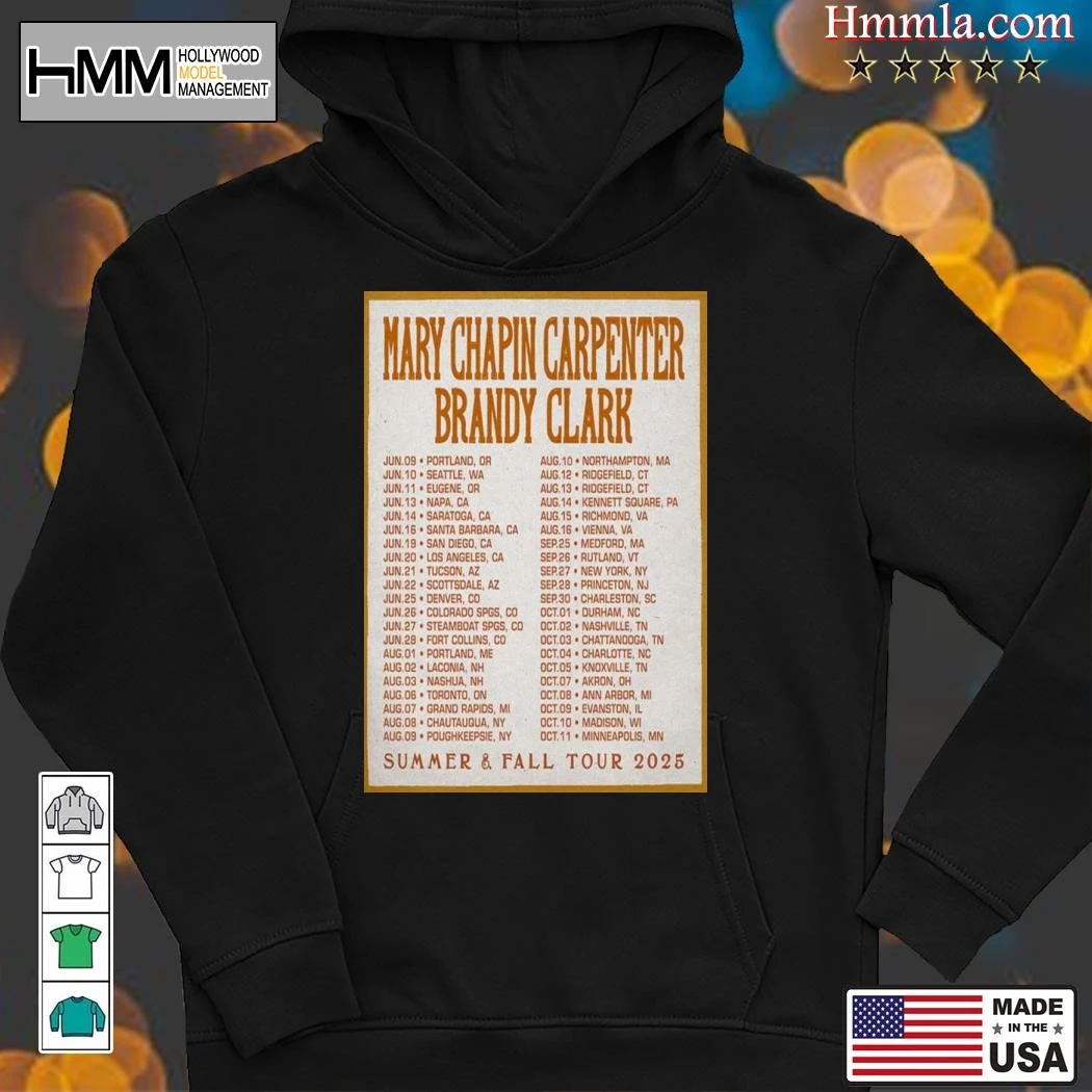 Mary Chapin Carpenter Sumer & Fall Tour 2025, Mary Chapin Hoodies