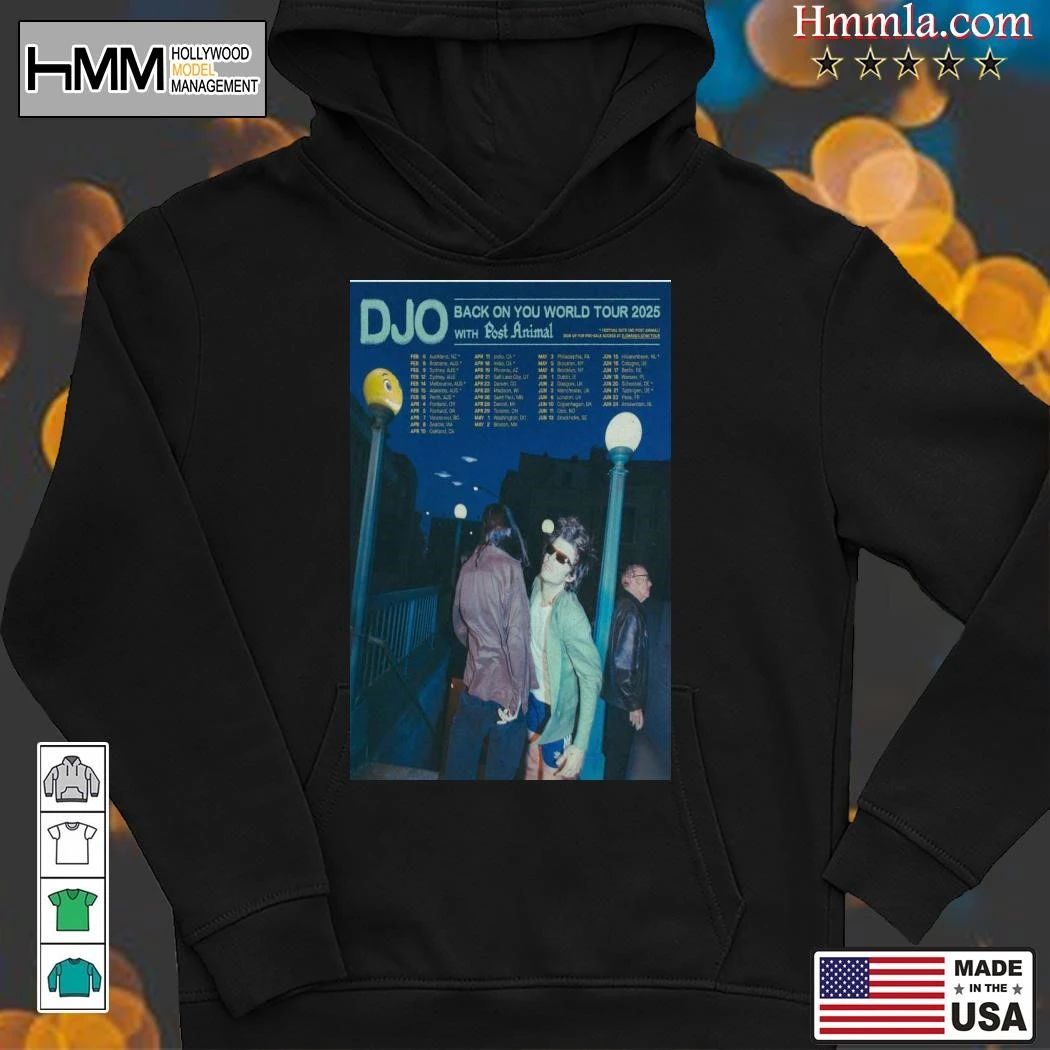 Djo Back On You World Tour 2025, Djo Back Hoodies