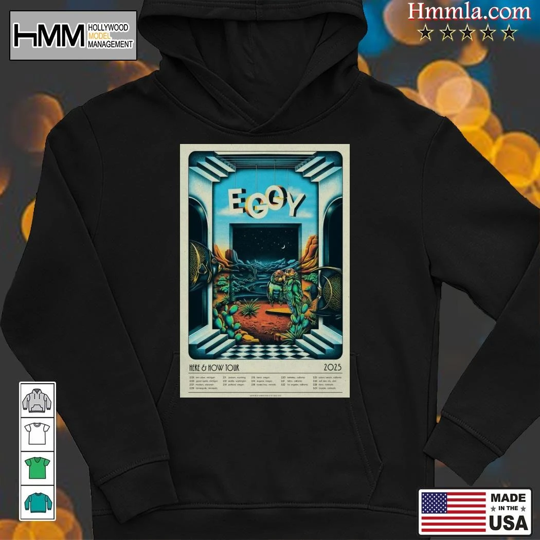 New EGGY Here & How Tour 2025 Feb And Mar, EGGY Here Hoodies