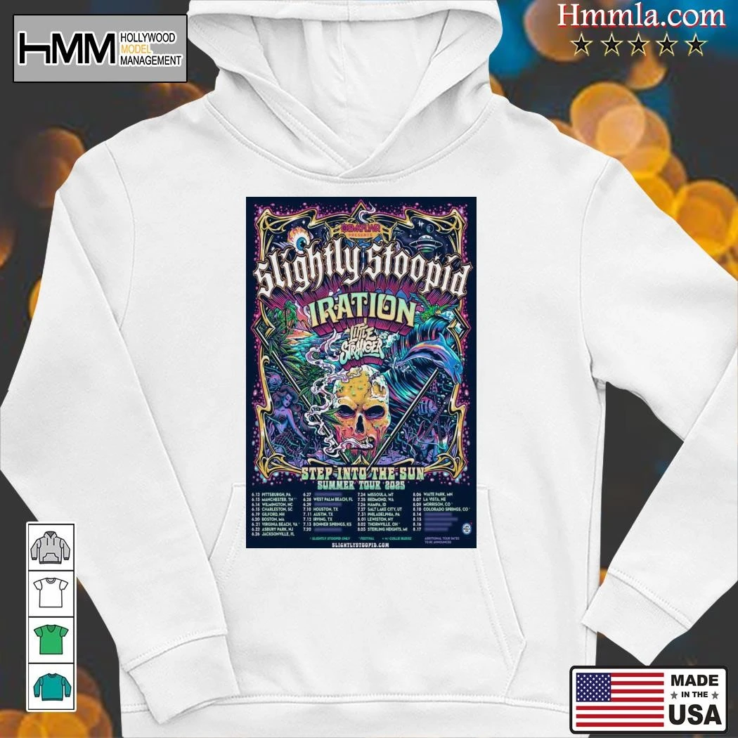 New Slightly Stoopid Step In To The Sun Summer 2025 Tour, Slightly Stoopid Hoodies