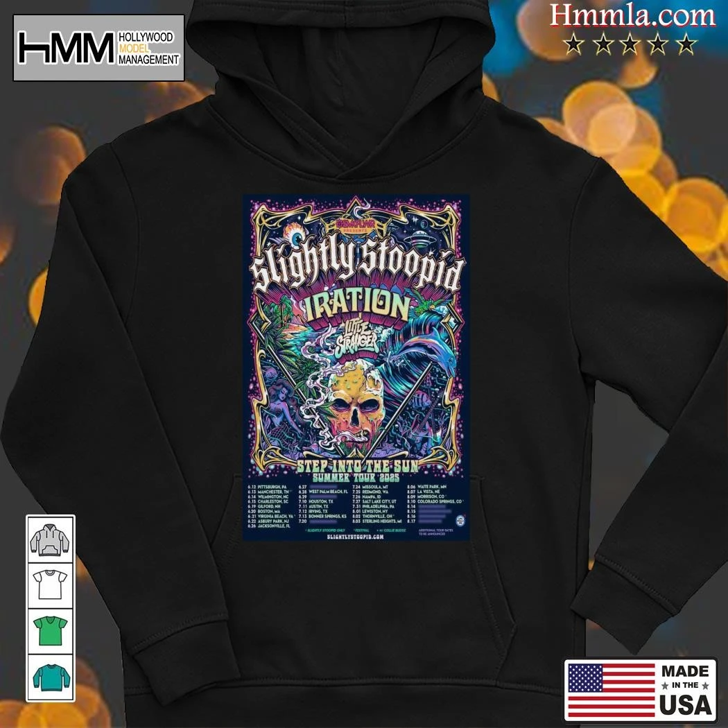 New Slightly Stoopid Step In To The Sun Summer 2025 Tour, Slightly Stoopid Hoodies