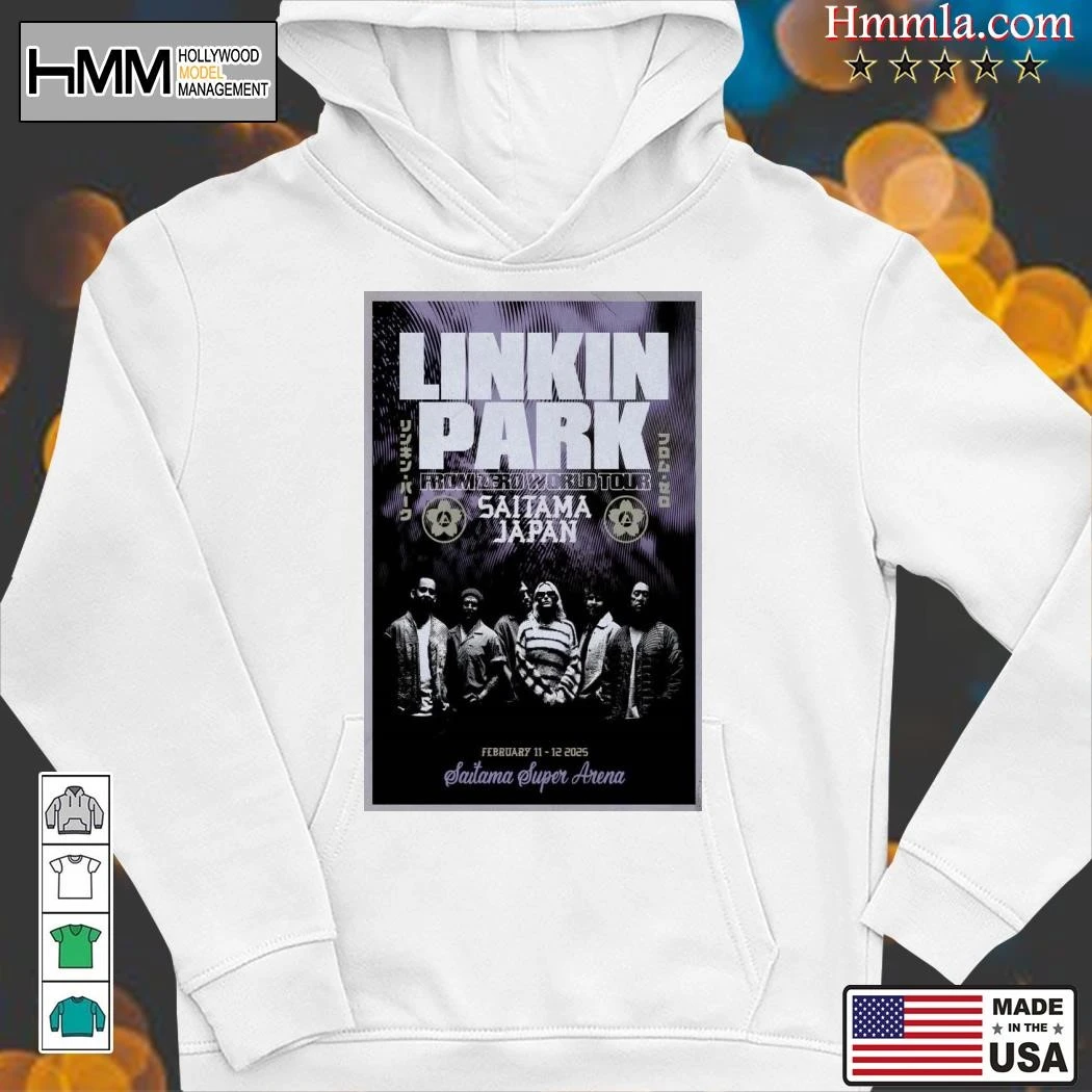 New Linkin Park Feb 11-12 2025 Tour, Linkin Park Hoodies