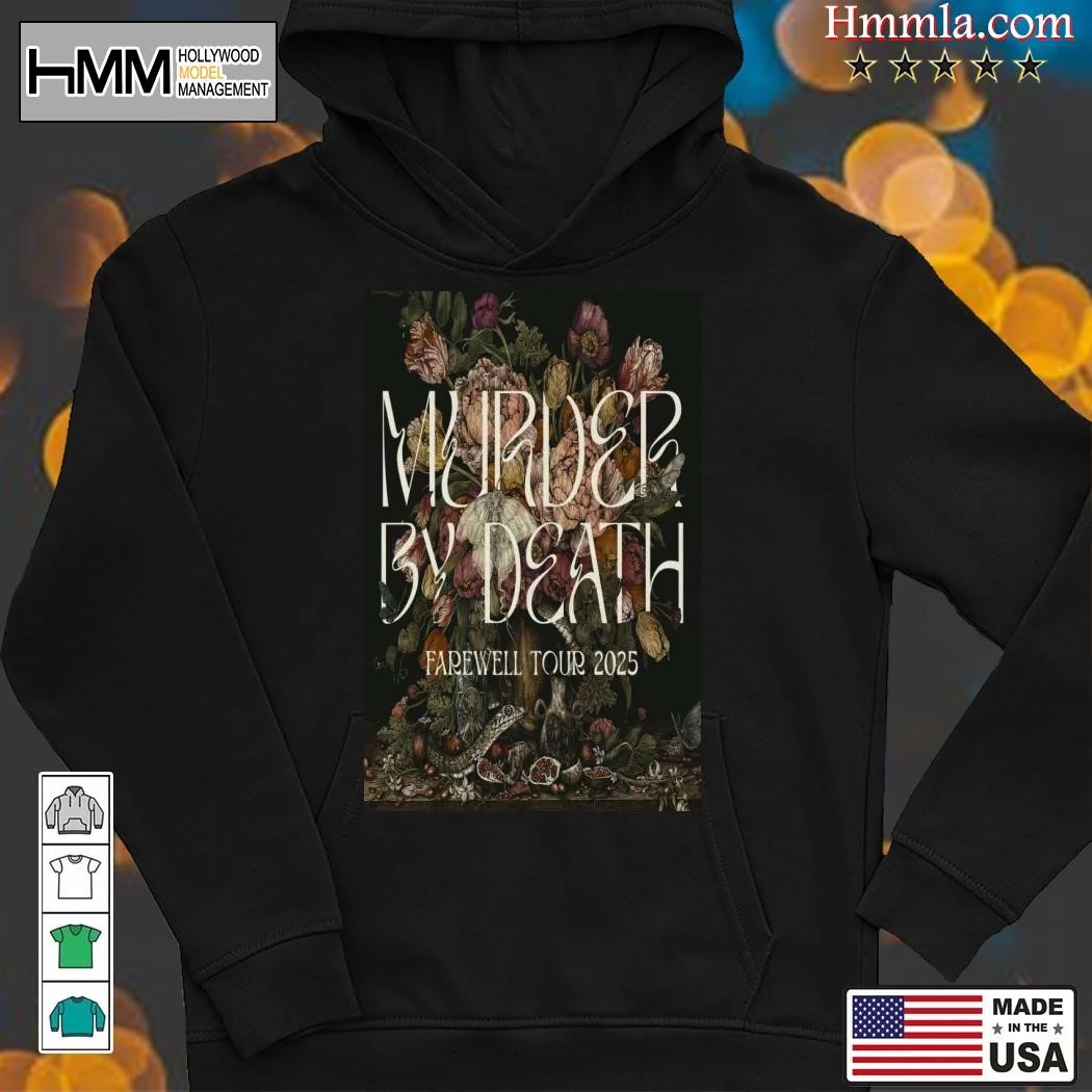 New Murder By Death With BJ Barham Farewell Tour 2025, Murder By Death Hoodies