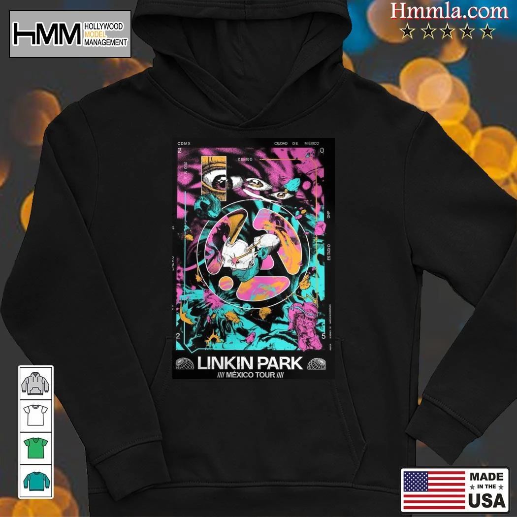 New Linkin Park From Zero World Tour 2025 Music Live Show For Mexico, Linkin Park Hoodies