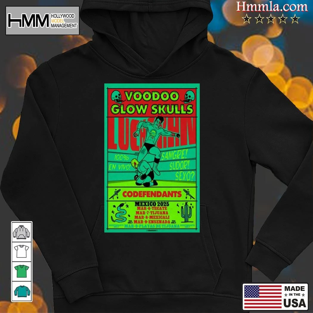 New Voodoo Glow Skulls Mexicon 2025 Tour, Voodoo Glow Hoodies