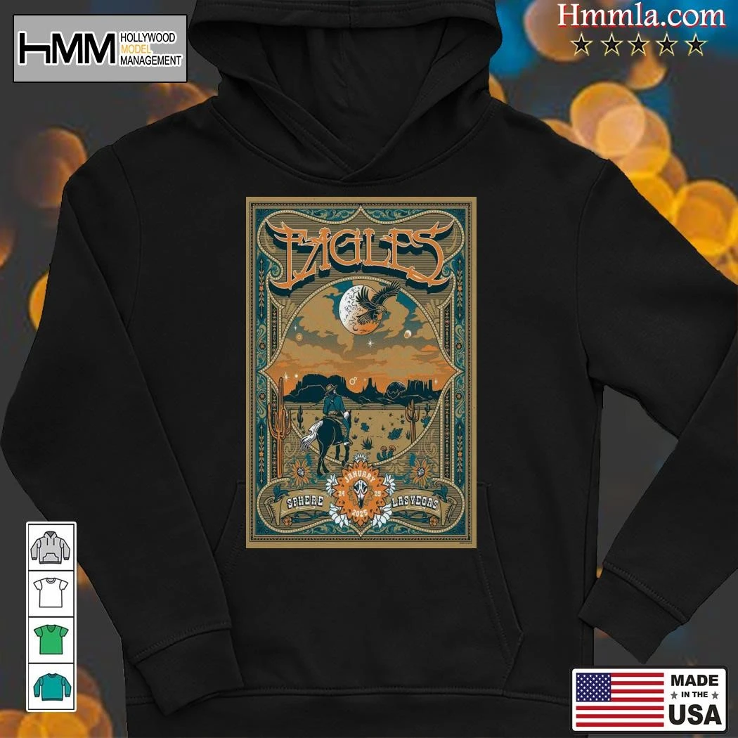 New Eagles Tour Las Vegas, NV 2025, Eagles Tour Hoodies