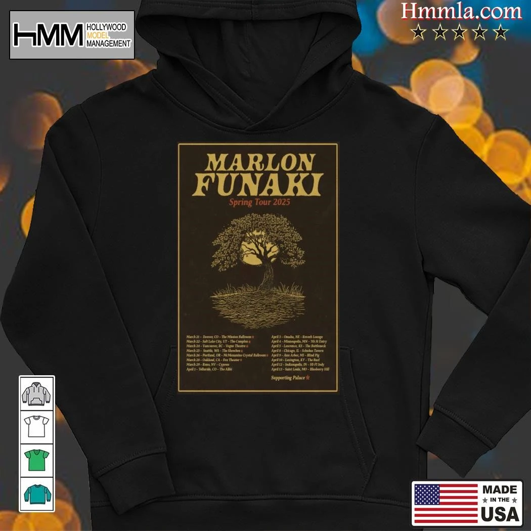 New Marlon Funaki Spring 2025 Tour, Marlon Funaki Hoodies