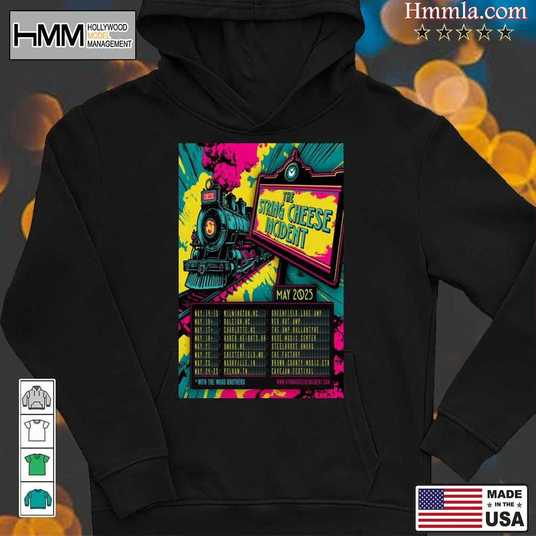 New The String Cheese Incident May 2025 Tour, The String Hoodies