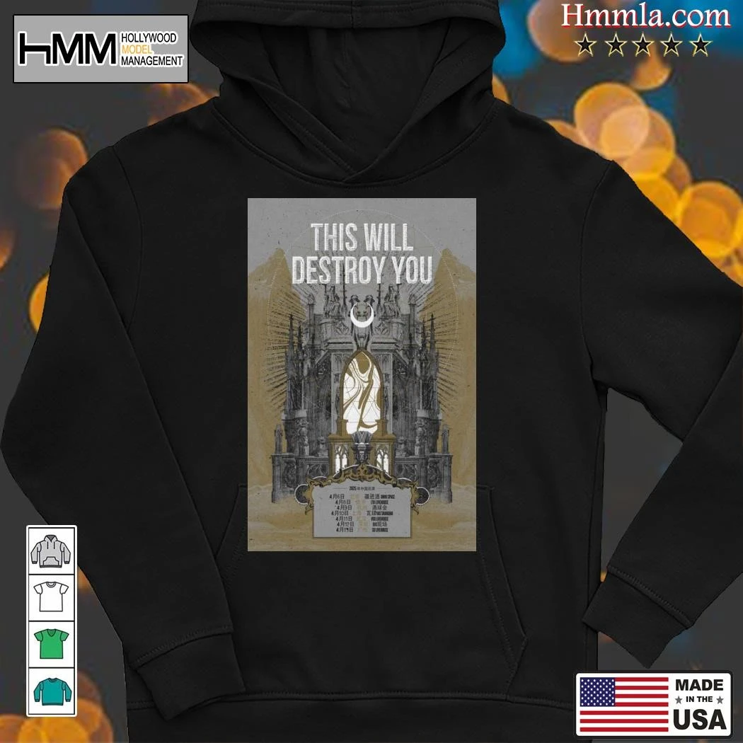New This Will Destroy You China 2025 Tour, This Will Hoodies