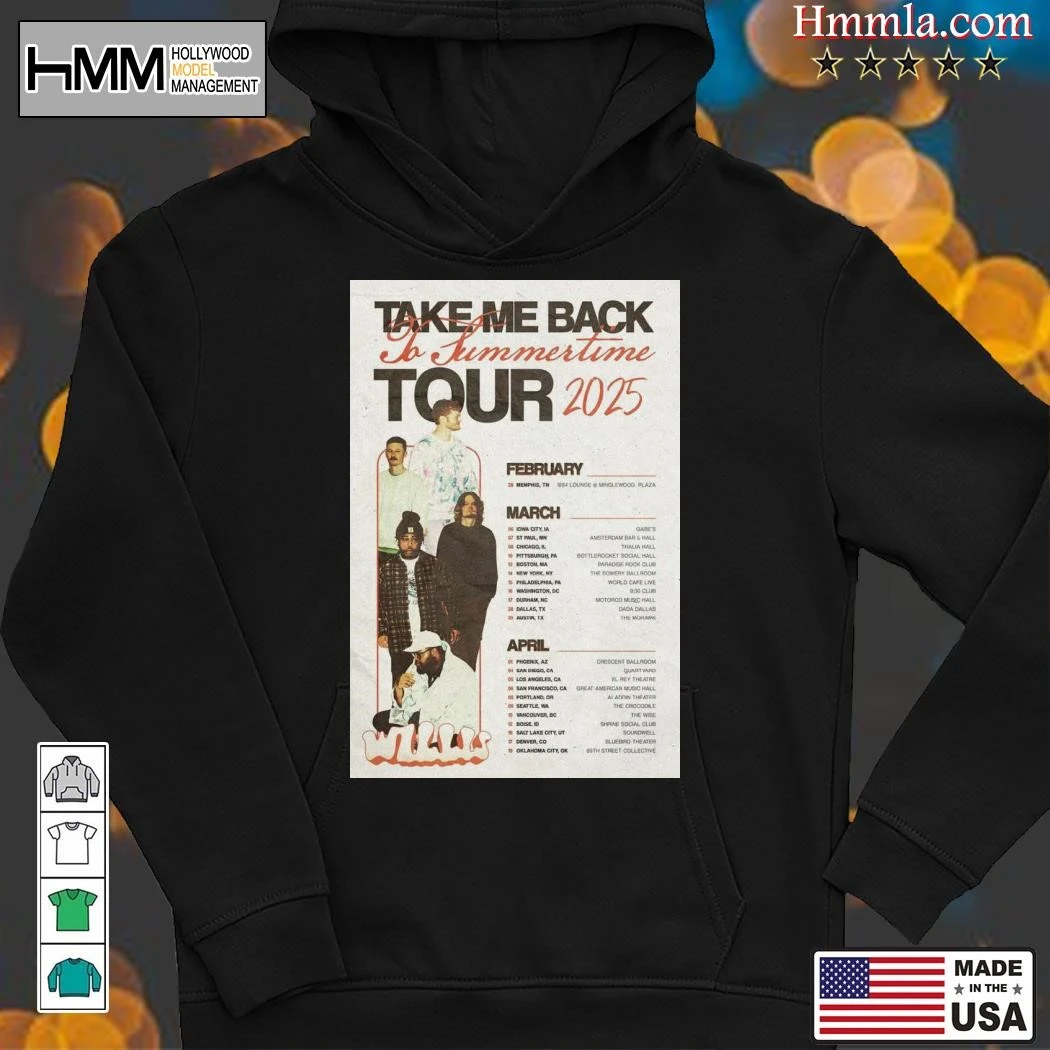 New Take Me Back To Summertime 2025 Tour, Take Me Hoodies
