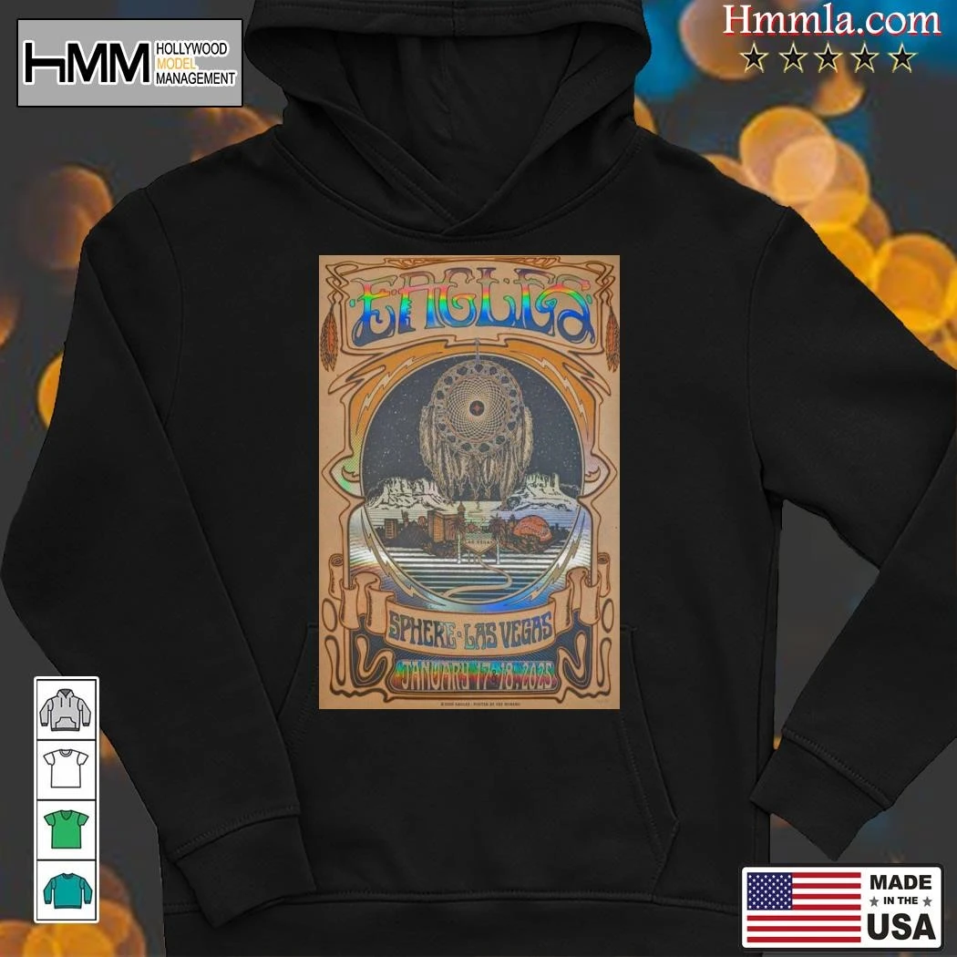 New Eagles Tour Las Vegas, NV Jan 17  18 2025, Eagles Tour Hoodies